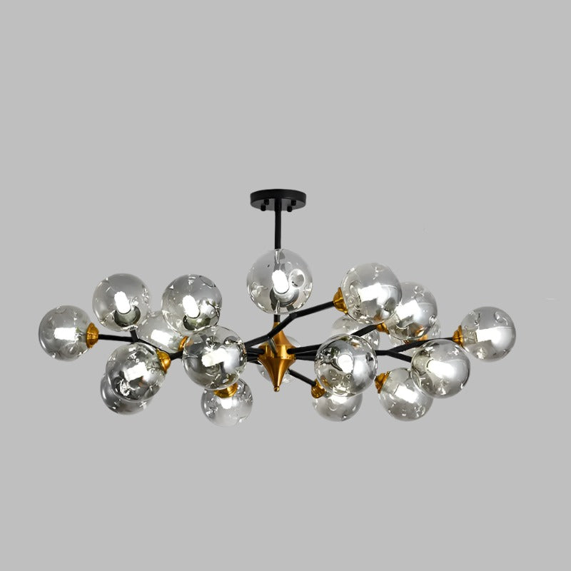 Aurelia Glass Chandelier – Modern Blown Glass Ceiling Light | Scandinavian Luxury Interior Lighting