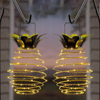 2-Piece Solar Pineapple Garden Light – Decorative Outdoor Solar Lamp Set