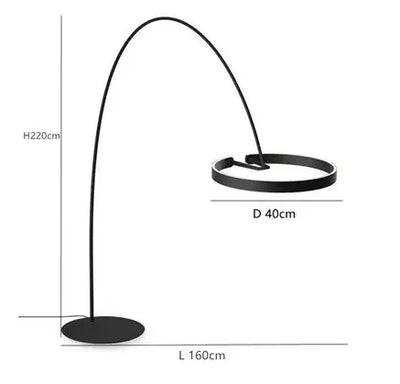 Scandinavian LED Designer Floor Lamp – Modern Statement Lighting with Elegant Minimalism