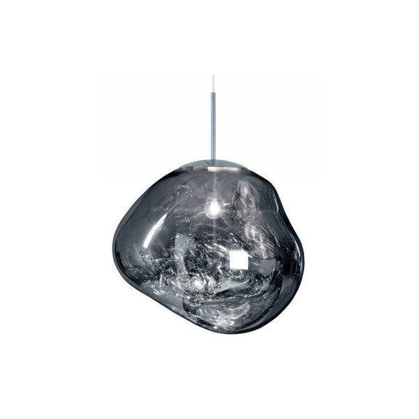 Dynamic Acrylic Pendant Light – Modern Metallic Hanging Lamp | Contemporary Statement Lighting for Dining Spaces