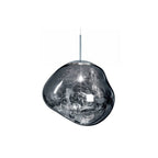 Dynamic Acrylic Pendant Light – Modern Metallic Hanging Lamp | Contemporary Statement Lighting for Dining Spaces