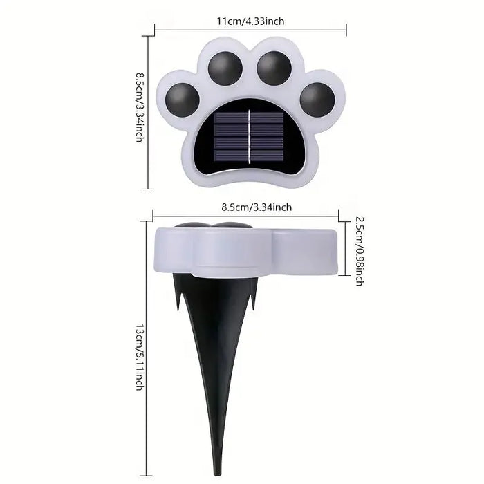 Wireless Solar Paws – Solar Garden Ground Lights | IP65 Outdoor Path & Driveway Lighting