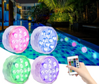 HydraGlow RGB Underwater Lights – Magnetic IP68 Pool & Aquarium LED Lights | Waterproof Colour-Changing Lighting