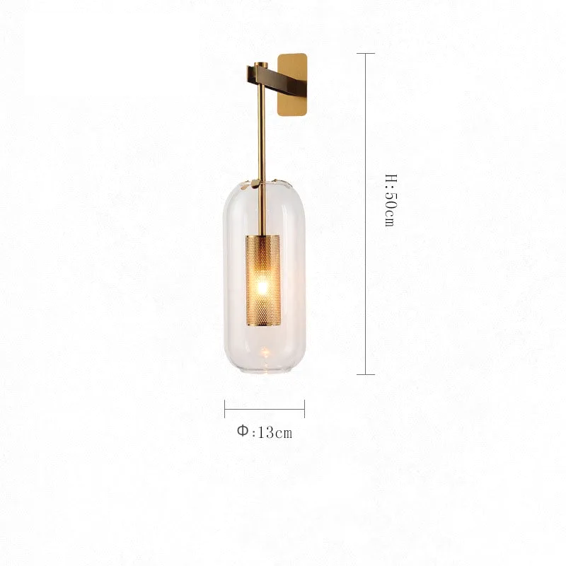 Nordic Textured LED Wall Light – Postmodern Luxury Wall Sconce | Elegant Ambient Interior Lighting