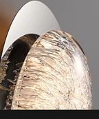 Crystal Arc Wall Light – Art Deco LED Wall Lamp | Luxury Acrylic Lighting | Contemporary Interior Statement
