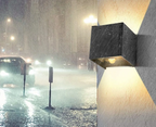 CubeBeam LED Wall Lights Set of 4 – Adjustable Up & Down Outdoor Wall Lights | Modern Aluminium Lighting