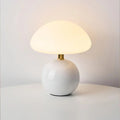 French Cream Mushroom Lamp – Elegant Bauhaus-Inspired Table Lamp