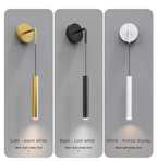 Modern Aluminium LED Wall Light – Minimalist Bedside Reading Sconce | Contemporary Ambient Lighting