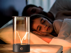AuraPulse Touch Lamp – Rechargeable LED Mood Light | Minimalist Breathing Night Light for Modern Interiors