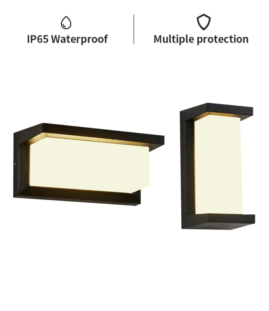 SentriBeam LED Outdoor Wall Light – Motion Sensor Waterproof Wall Lamp | IP65 Exterior Security Lighting