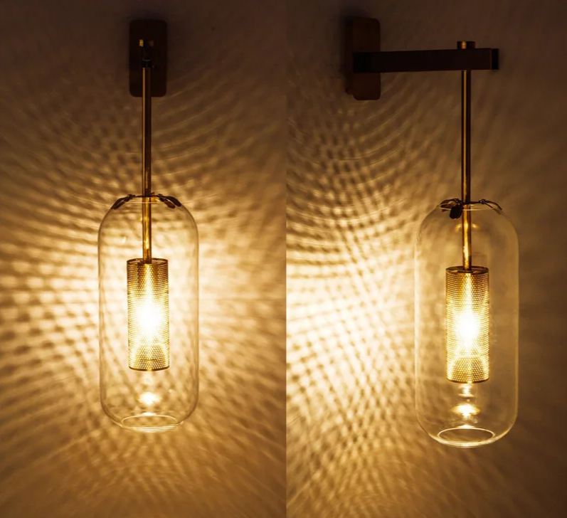 Nordic Textured LED Wall Light – Postmodern Luxury Wall Sconce | Elegant Ambient Interior Lighting