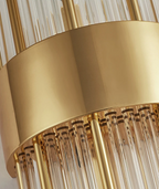 NoirÉclat Crystal Wall Light – Luxury Gold & Black LED Wall Lamp | Modern Nordic Accent Lighting