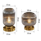 AuroraGlass Table Lamp – Modern Glass Accent Light | Scandinavian Designer Lighting for Elegant Interiors