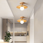 KyotoBeam Ceiling Light – Japanese Wooden Ceiling Lamp | Minimalist Nordic Lighting for Hallways & Living Spaces