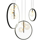 Industrial Glass Pendant Light – Modern Vintage Cage Chandelier | Elegant Ambient Interior Lighting