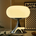 Pomelle Bauhaus Table Lamp – Retro Glass Accent Light | Vintage-Inspired Designer Lighting