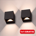 LumaCube Wireless Wall Lights – Rechargeable LED Accent Lighting | Modern Space-Saving Design