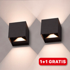 LumaCube Wireless Wall Lights – Rechargeable LED Accent Lighting | Modern Space-Saving Design