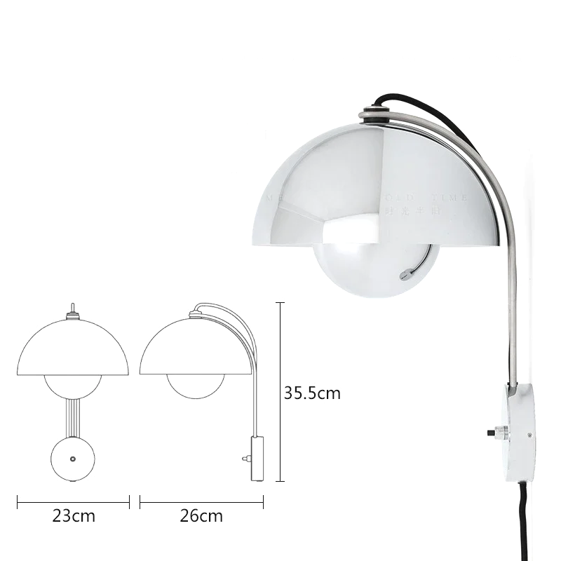 Nordic Bud LED Wall Light – Contemporary E26 Wall Lamp | Soft Ambient Lighting | Modern Interior Accent