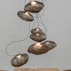 Bubble Glass Pendant Light – Minimalist Sculptural Hanging Lamp | Modern Statement Interior Lighting