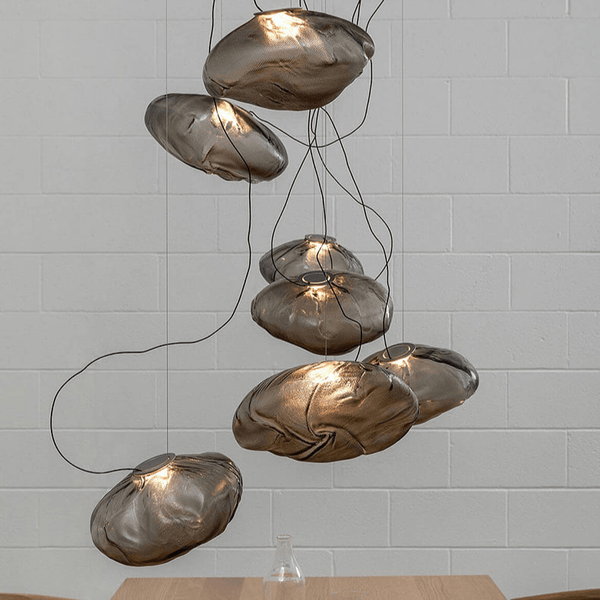 Bubble Glass Pendant Light – Minimalist Sculptural Hanging Lamp | Modern Statement Interior Lighting
