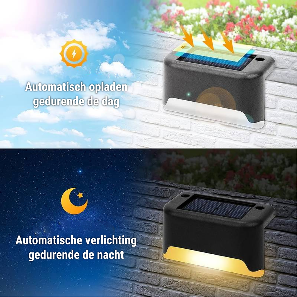 Wireless Solar LED Wall Lights – Outdoor Solar Security Lighting | IP65 Weatherproof