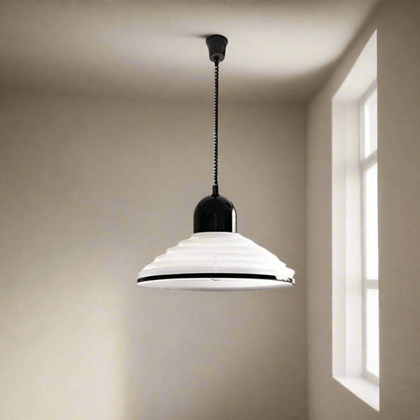 French Cream Wind Glass Pendant Light – Elegant Parisian Hanging Lamp | Soft Vintage Modern Ceiling Lighting