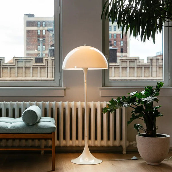 Nordhaven Mushroom Floor Lamp – Scandinavian Designer Lighting | Modern Ambient Statement Lamp