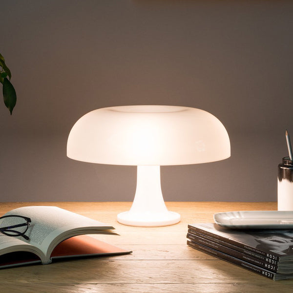 Mushroom Minimalist Table Lamp – Scandinavian Design with Functional Elegance