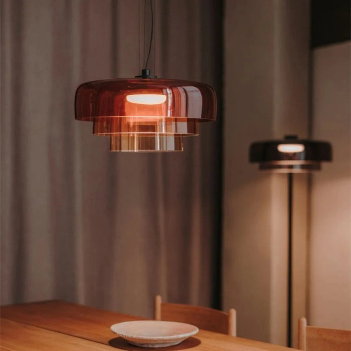Virelli Glass Pendant Light – Vintage-Inspired Ceiling Lamp | Contemporary Medieval Style Hanging Light