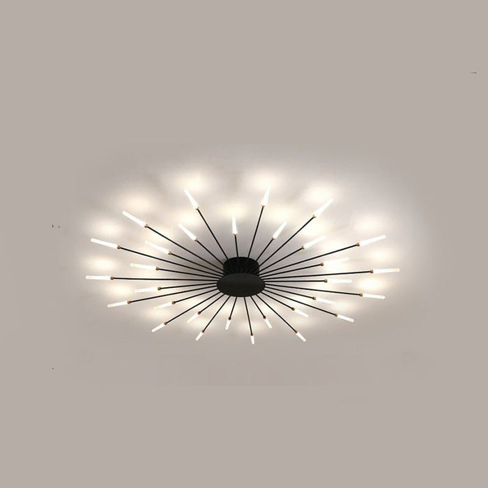 AstraLuxe Firework Chandelier – Modern Luxury LED Ceiling Light | Sculptural Statement Lighting for Contemporary Interiors