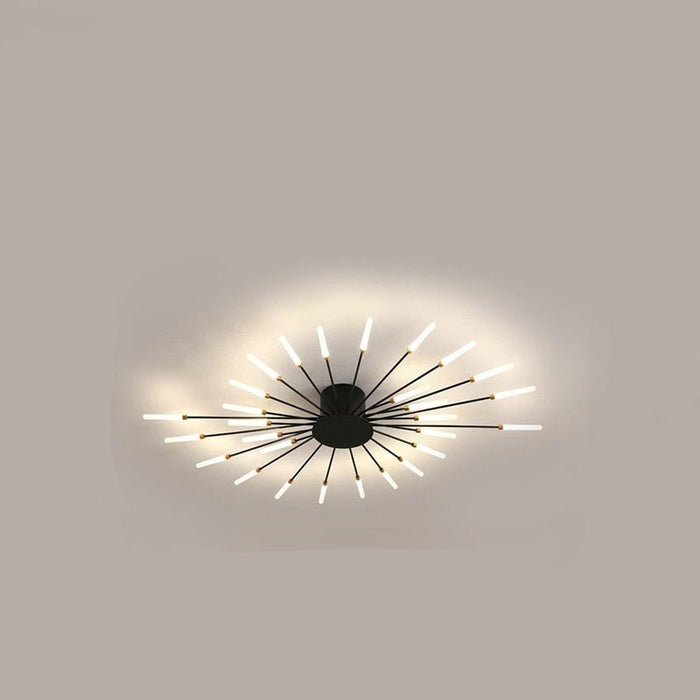 AstraLuxe Firework Chandelier – Modern Luxury LED Ceiling Light | Sculptural Statement Lighting for Contemporary Interiors