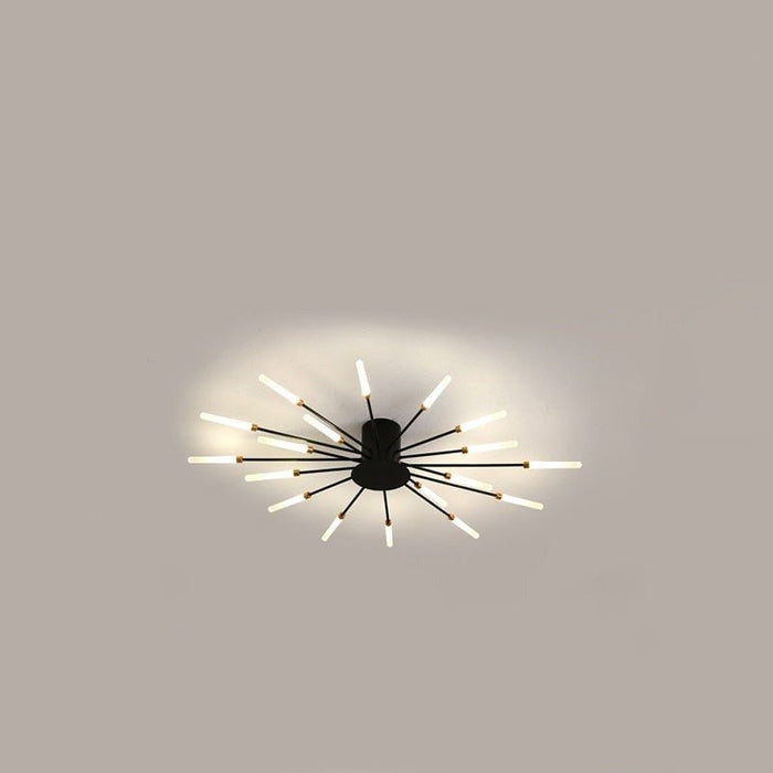 AstraLuxe Firework Chandelier – Modern Luxury LED Ceiling Light | Sculptural Statement Lighting for Contemporary Interiors