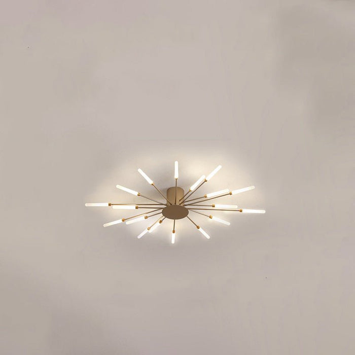 AstraLuxe Firework Chandelier – Modern Luxury LED Ceiling Light | Sculptural Statement Lighting for Contemporary Interiors