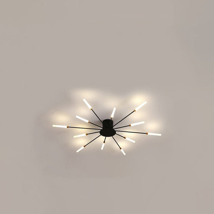 AstraLuxe Firework Chandelier – Modern Luxury LED Ceiling Light | Sculptural Statement Lighting for Contemporary Interiors