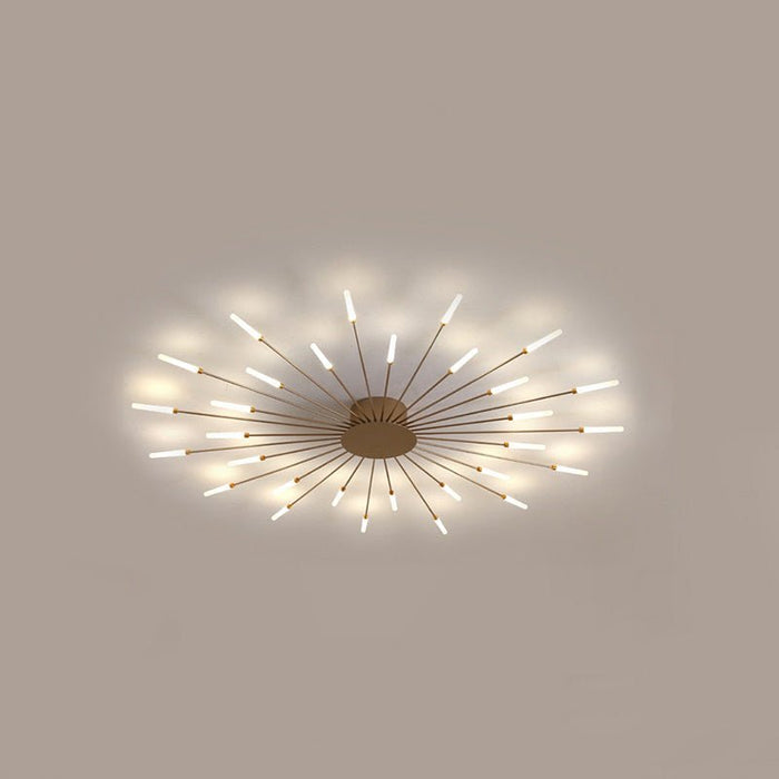 AstraLuxe Firework Chandelier – Modern Luxury LED Ceiling Light | Sculptural Statement Lighting for Contemporary Interiors
