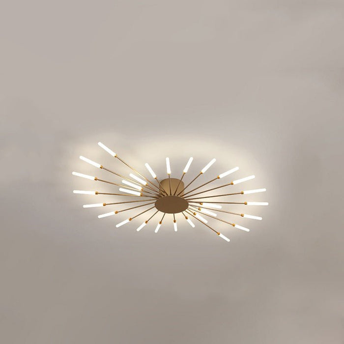 AstraLuxe Firework Chandelier – Modern Luxury LED Ceiling Light | Sculptural Statement Lighting for Contemporary Interiors