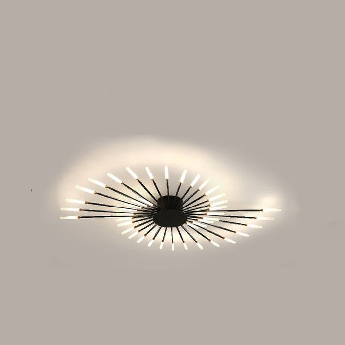 AstraLuxe Firework Chandelier – Modern Luxury LED Ceiling Light | Sculptural Statement Lighting for Contemporary Interiors