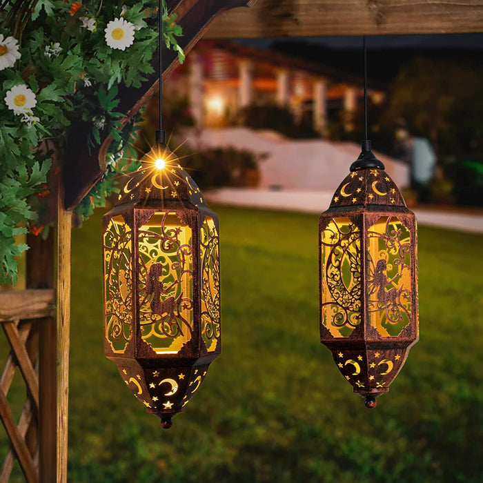 Heavenly Lantern – Solar Fairy Lantern with Celestial Design | Decorative Outdoor Lighting