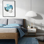 Hikari Pendant Light – Japanese Paper Lantern Hanging Lamp | Warm Japandi Ambient Lighting