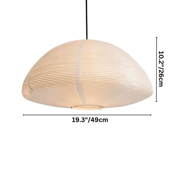 Hikari Pendant Light – Japanese Paper Lantern Hanging Lamp | Warm Japandi Ambient Lighting