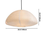 Hikari Pendant Light – Japanese Paper Lantern Hanging Lamp | Warm Japandi Ambient Lighting