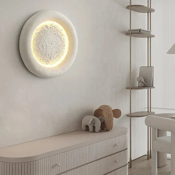 Lunéva Moon Wall Light – Modern Round LED Wall Lamp | Luxury Ambient Lighting for Contemporary Interiors
