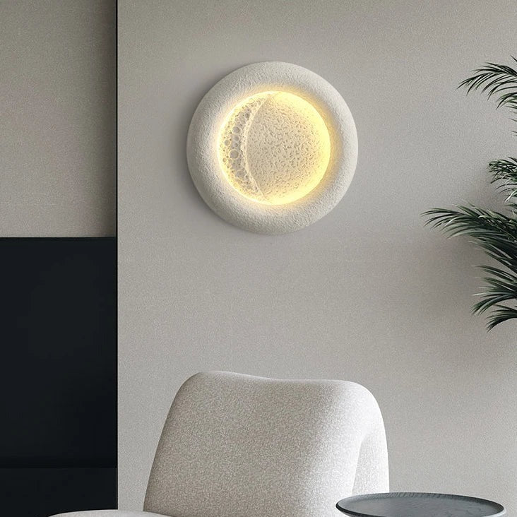Lunéva Moon Wall Light – Modern Round LED Wall Lamp | Luxury Ambient Lighting for Contemporary Interiors