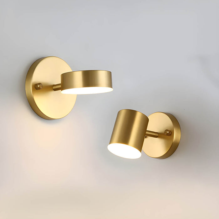 Scandinavian Copper LED Wall Lamp – Nordic Elegance with Functional Lighting