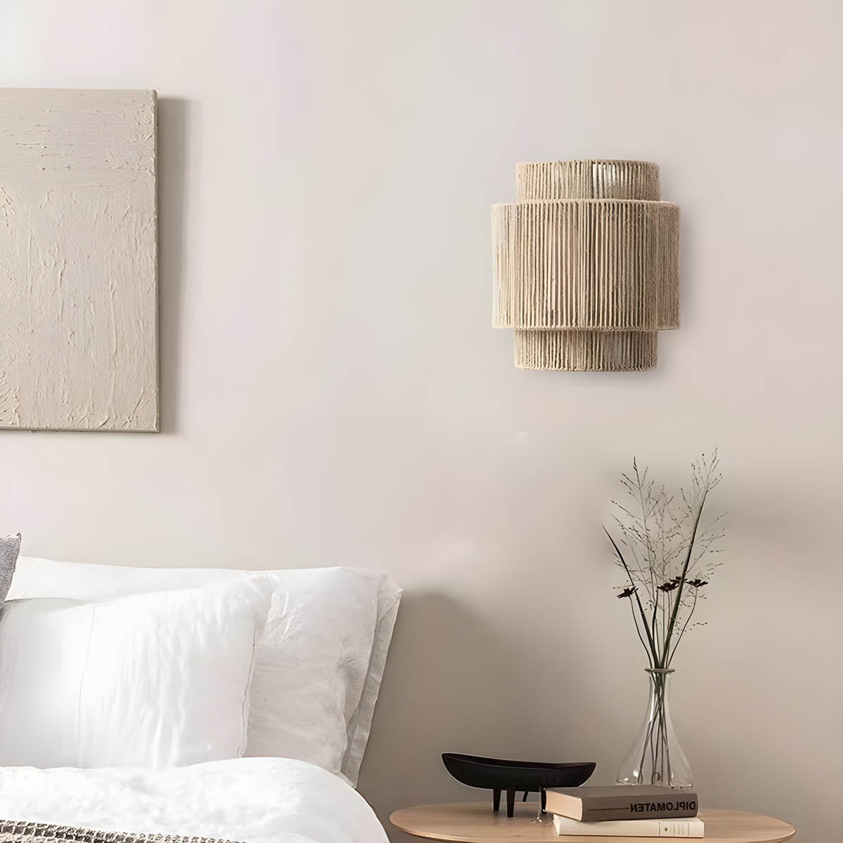 Natura Rope Wall Light – Rustic Organic Lighting | Handcrafted Coastal Accent Sconce