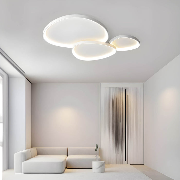 DEWY Ceiling Light – Artistic Three-Part LED Ceiling Lamp | Modern Sculptural Ambient Lighting