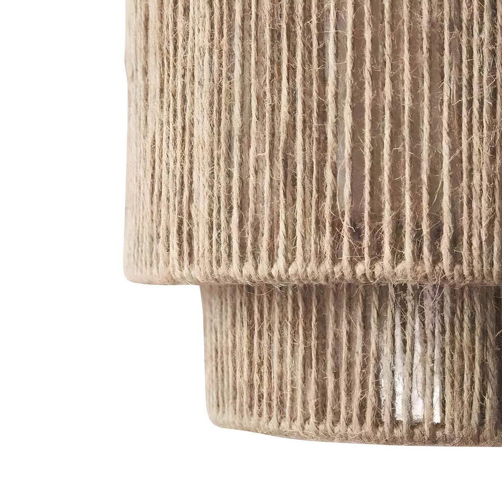 Mizora Rope Pendant Light – Rustic Natural Fibre Hanging Lamp | Modern Organic Ceiling Lighting