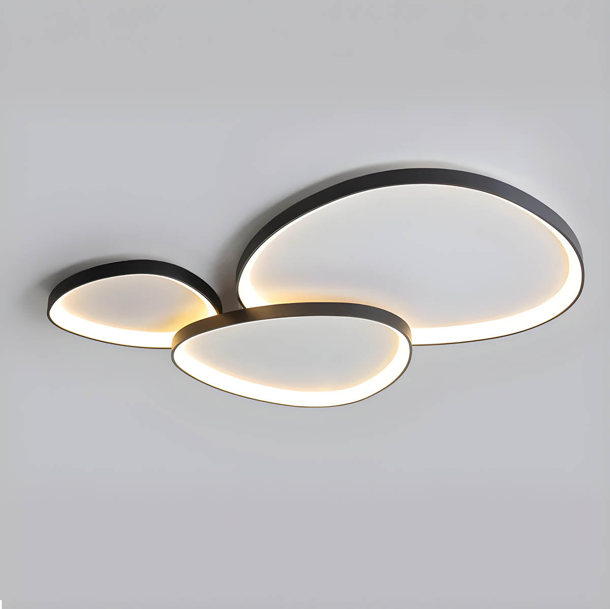 DEWY Ceiling Light – Artistic Three-Part LED Ceiling Lamp | Modern Sculptural Ambient Lighting