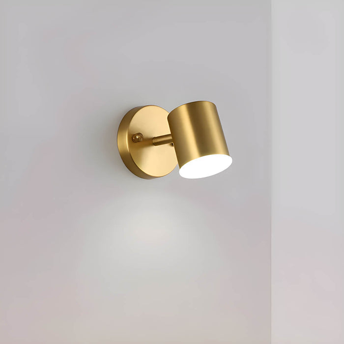 Scandinavian Copper LED Wall Lamp – Nordic Elegance with Functional Lighting